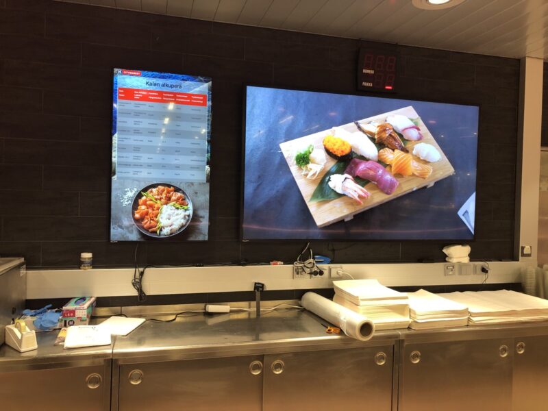 Tuoretaulut K-Citymarket Skanssin palvelutiskillä